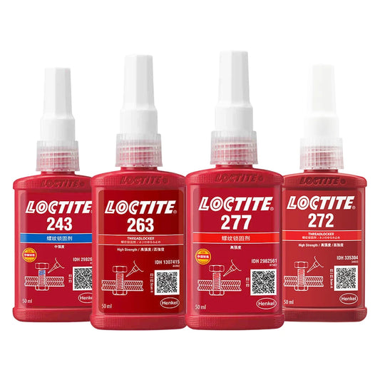50ml Loctite 243 263 272 277 Low Medium High Strength Anti Loosening Industrial Anaerobic Adhesive Sealant for Screw Locking