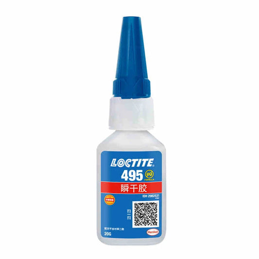 China Manufacturer Direct Sale Loctite 495 High Strength Fast Curing Low Odor Clear Instant Glue Sealant for Rubber and Metal