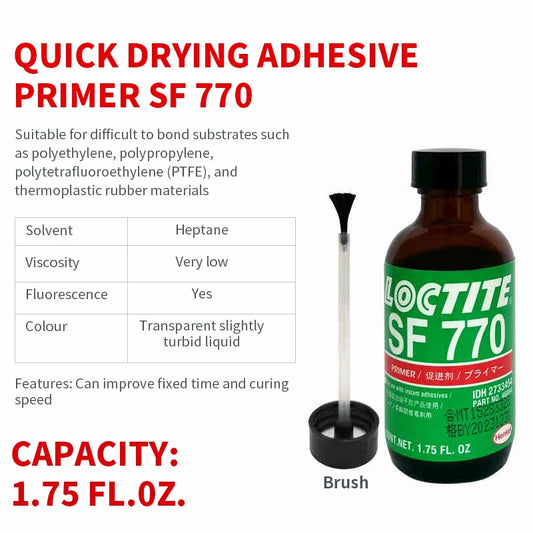 Easy Operation Loctite 770 Industrial Instant Adhesive Adhesion Promoter for Plastic Rubber Metal Stainless Steel