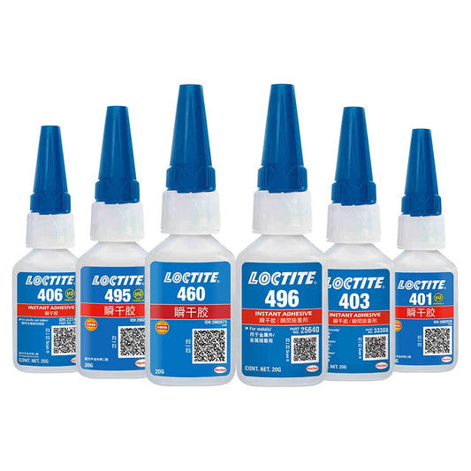 China Manufacturer Wholesale Bonding Metal Wood Ceramic Plastic Rubber Loctite 401 403 406 460 495 496 Instant Super Glue