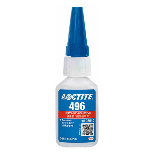 China Manufacturer Direct Sale Loctite 496 Universal Type Low Viscosity Instant Adhesive Glue for for Plastic and Metal Surface