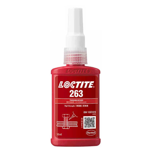 China Manufacturer Direct Sale High Strength Anti Loose Anti Vibration Loctite 263 Red Liquid Screw Threadlocker Adhesive