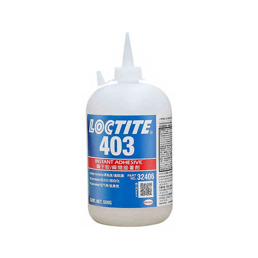 Loctite 403 500g Low Odor High Viscosity Strong Quick Drying Transparent Cyanoacrylate Adhesive Glue for Fabric Paper Plastic