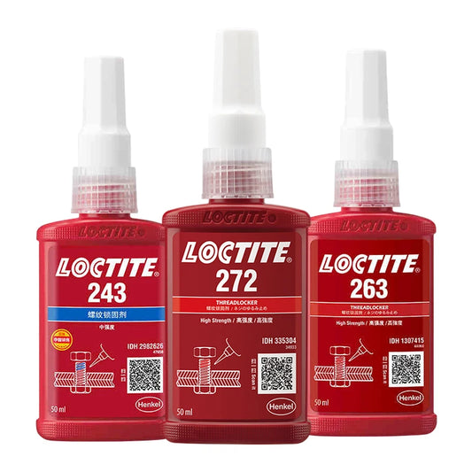 Excellent Chemicals Resistance Liquid Screw Thread Sealing Adhesive Loctite 272 243 263 50ml Thread Locker Gel