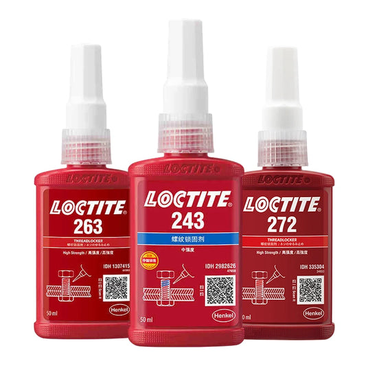 Manufacturer Wholesale High Temperature Resistant Loctite 263 243 272 Glue Screw Lock Tight Threadlocker Adhesive
