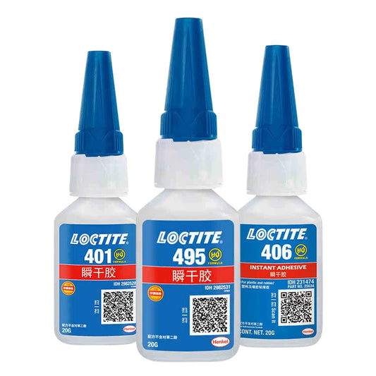 Loctite 401 406 495 Good Quality Industrial Grade Fast Curing High-strength Bonding Plastic Metal Rubber Super Instant Glue