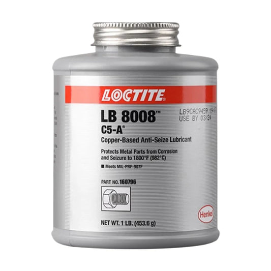 Corrosion Resistant Loctite LB 8008 C5-A 453.6g High-temperature Resistant Copper-Based Anti-Seize Lubricant for Bolts Studs